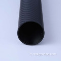 tube rond en fibre de carbone tube de cadre d'équipement de résistance à la chaleur